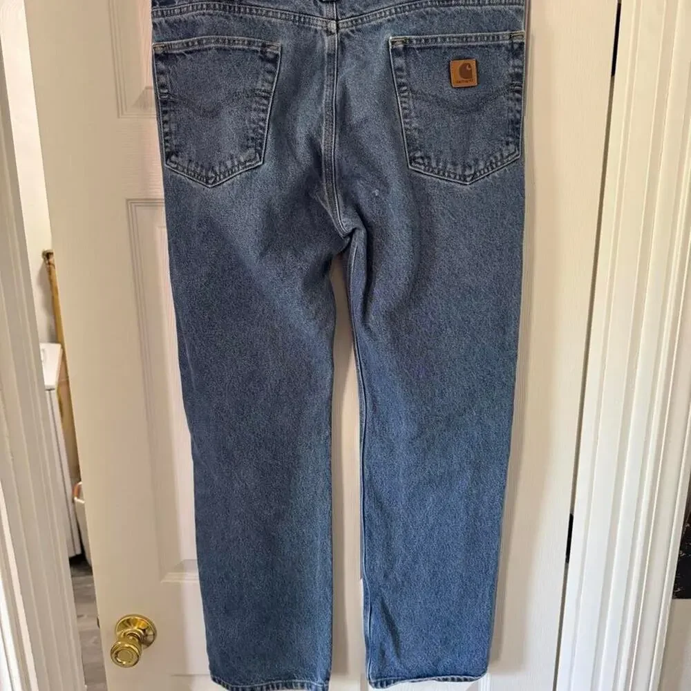 Carhartt Jeans B480 DVB Straight Traditional Fit Cotton Jeans- 36x32